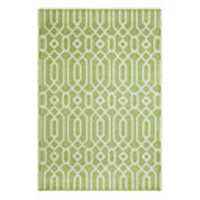 Elegant Wool Tufted Area Rug With Geometric Pattern 5