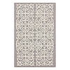 Elegant Wool Tufted Area Rug With Nautical Pattern 5