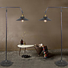 European Style Adjustable Iron Painting Floor Lamp