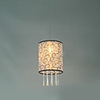 European-Style Characteristic 1 Light Pendant with Fabric Shade