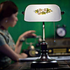 European-Style Classical Table Lamp With White Shade