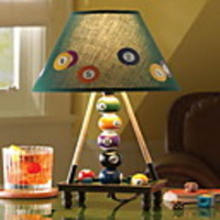 European-Style Design Table Lamp With Cartoon Pattern