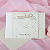 European Style Flower Wedding Invitation With Ribbon Bowknot- Set of 50