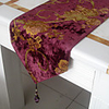 European Style Glimmar Velour Cut Table Runner