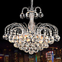 European-Style Luxury 3 Light Chandelier With Crystal Balls