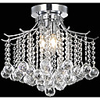 European-Style Luxury 3-Lights Chandelier In Umbrella Shape