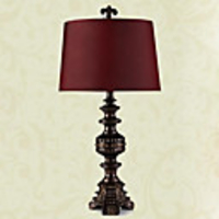 European Style Luxury Classic Table Lamp In Purple Shade(Small Size)