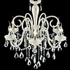 European Style Luxury Fashion 6 Light Chandelier Like A White Swan