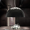 European-Style Minimalist 1 Light Pendant with Carved Shade