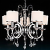 European Style Modern Minimalist 5 Light Chandelier With Crystal