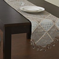 European Style Plain Color Floral Table Runner