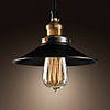 European-Style Retro 1 Light Pendant In Painting Processing