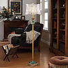 European-Style Retro Classic Floor Lamp With Colored Drawing Decoration