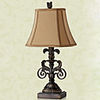 European-Style Retro Hand-Carved Table Lamp