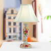 European-Style Rustic Modern Table Lamp Decorated With Rose