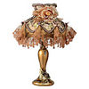 European-Style Rustic Table Lamp In Lace Design