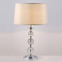 European-Style Transparent Table Light Bedside Lamp