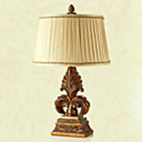 European Style Vintage Table Lamp In Hand Engraving Processing(Small Size)