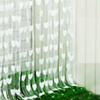 Falling In love Curtain Line - Three Colors Available (39"W × 78"L)