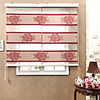 Fancy Euro Country Floral Jacquard Sheer Shade