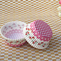 Flower Design Cupcake Wrappers - Set of 50