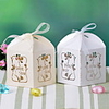 Flower Design Laser Cut Box(More Colors)-Set of 12