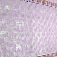 Fluttering Dance Butterflies Pattern Curtain Line(39"W × 79"L)