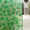 Fresh Country Style Green Leaves Pattern Window Film