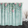 Fresh Flowers Print Waterproof Fabric Shower Curtain for Bathroom Home Decor Covered Bathtub Curtains Liner Includes with Hooks Lightinthebox