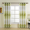 Fresh Green Leaf Energy Saving Curtain Panel
