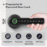 G50 Zinc Alloy Fingerprint Lock Smart Home Security System Fingerprint unlocking / Password unlocking / Mechanical key unlocking Household / Home / Home / Office Others / Security Door / Copper Door Lightinthebox