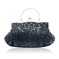 Gorgeous Satin with Beading and Sequins Evening Handbag/Clutches(More Colors)