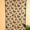 Graceful Fluttering Dance Butterflies Pattern Curtain Line(39"W × 79"L)
