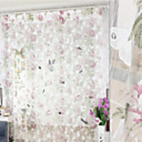 Graceful Flying Butterflies Pattern Curtain Line(117"W × 117"L)
