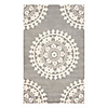 Graceful Wool Tufted Area Rug With Floral Pattern 5
