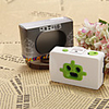 Green On White Background Film Wedding Camera
