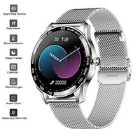 GT18 Smart Watch 1.32 inch Smartwatch Fitness Running Watch Bluetooth Pedometer Call Reminder Activity Tracker Compatible with Android iOS Women Men Waterproof Long Standby Message Reminder IP 67 Lightinthebox