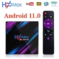 H96 MAX RK3318 Smart TV Box Android 11 4G 64GB 32G 4K Youtube Wifi BT Media player H96MAX TVBOX Android10 Set top box 2GB16GB Lightinthebox