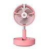 H9S Folding Portable Telescopic Floor USB Desk Fan 7200mAh Rechargeable Battery Humidification Cooling Fan For Bedroom Office Lightinthebox