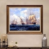 Handmade Oil Painting Canvas Wall Art Decoration Famous Classical Sailing Landscape for Home Decor Rolled Frameless Unstretched Painting Lightinthebox