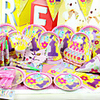 Happy Girl Birthday Party Supplies - Set of 84 Pieces