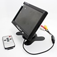 HD 7" TFT LCD 2-CH Digital Rear View Monitor Remote Controller (PAL / NTSC)