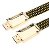 HDMI 1.4 Flat Cable for Smart LED HDTV,  APPLE TV,  Blu-Ray DVD,  XBOX 360 and More (1.8 m,  BlackYellow)