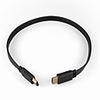 HDMI 1.4 Version Flat Cable for Samsung SONY Smart LED HDTV,  APPLE TV,  Blu-Ray DVD,  PS2/3 and More (1.5 m,  Black)