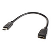 HDMI 1.4V M/F Cable for Smart LED HDTV/APPLE TV/Blu-Ray DVD/WIFI Media Streaming Player(0.1M)