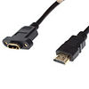 HDMI M/F V1.3 for Smart LED HDTV,  APPLE TV,  Blu-Ray DVD,  XBOX 360 and More (0.3 m,  Black)