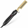 []Hot Comb Hair Straightener - Electric Straightening Comb for African American Hair and Wigs - Technology Hair Straightener for Wet and Dry Hair - Quick Heated Comb for Men Long Beard Lightinthebox
