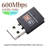 Hot USB WiFi Adapter 600Mbps 2.4GHz 5GHz WiFi Antenna Dual Band 802.11b/n/g/ac Mini Wireless Computer Network Card Receiver Lightinthebox