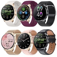 i50 Smart Watch 1.32 inch Smartwatch Fitness Running Watch Bluetooth Pedometer Call Reminder Sleep Tracker Compatible with Android iOS Women Hands-Free Calls Message Reminder Custom Watch Face IP 67 Lightinthebox