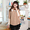 IEILEI Bat Sleeve Imitation Two-Piece Lapel Collar Sweater